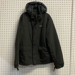 Black Nylon Jacket with Hood
